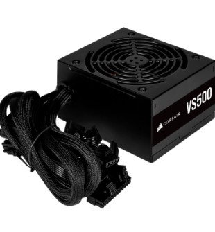 FUENTE CORSAIR VS SERIES VS500, 500W, ATX, 80 PLUS 
