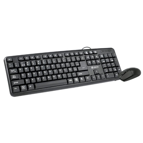KIT TECLADO Y MOUSE TEROS TE4062N, USB, NEGRO, ESPA&Ntilde;OL