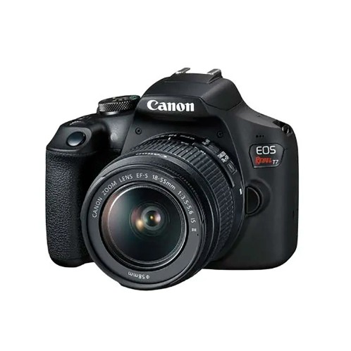 CAMARA CANON EOS REBEL T7 +  LENTE EF-S 18-55 IS  + MICROSD 64GB + MALET&Iacute;N | DSLR
