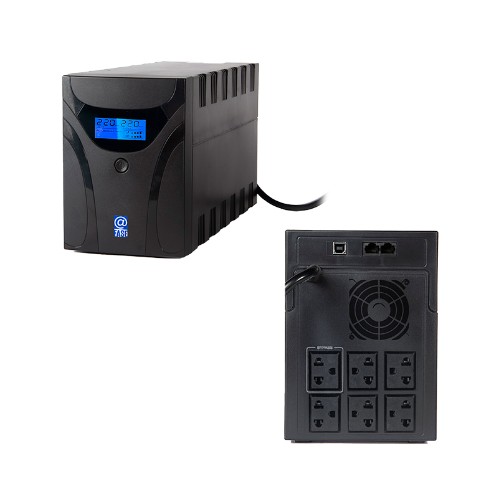 UPS INTERACTIVO ELISE FASE, AUR-2200-LCD-USB, 2200VA / 1200W, PUERTO INTELIGENTE USB-HID.