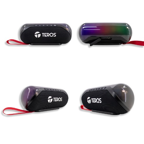 PARLANTE INALAMBRICO TEROS TE6047N, 20W, BT: 5.3, ILUMINACI&Oacute;N RGB / TE6047N