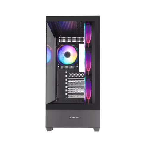 CASE GAMER HALION FISH TANK ZEUS M04, SIN FUENTE