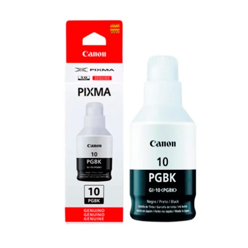 BOTELLA DE TINTA CANON GI-10 PGBK/  NEGRO / 70ML