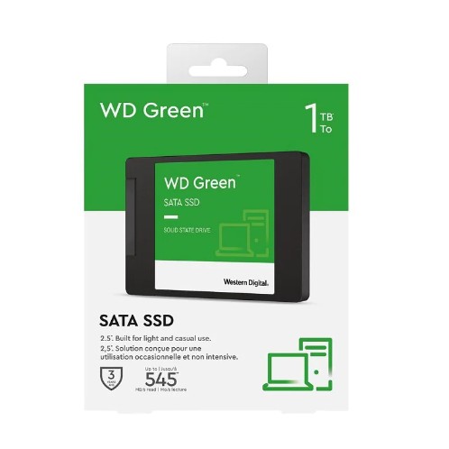 DISCO SOLIDO WESTERN DIGITAL GREEN  1TB, SATA 6GB/S, 2.5 | SSD
